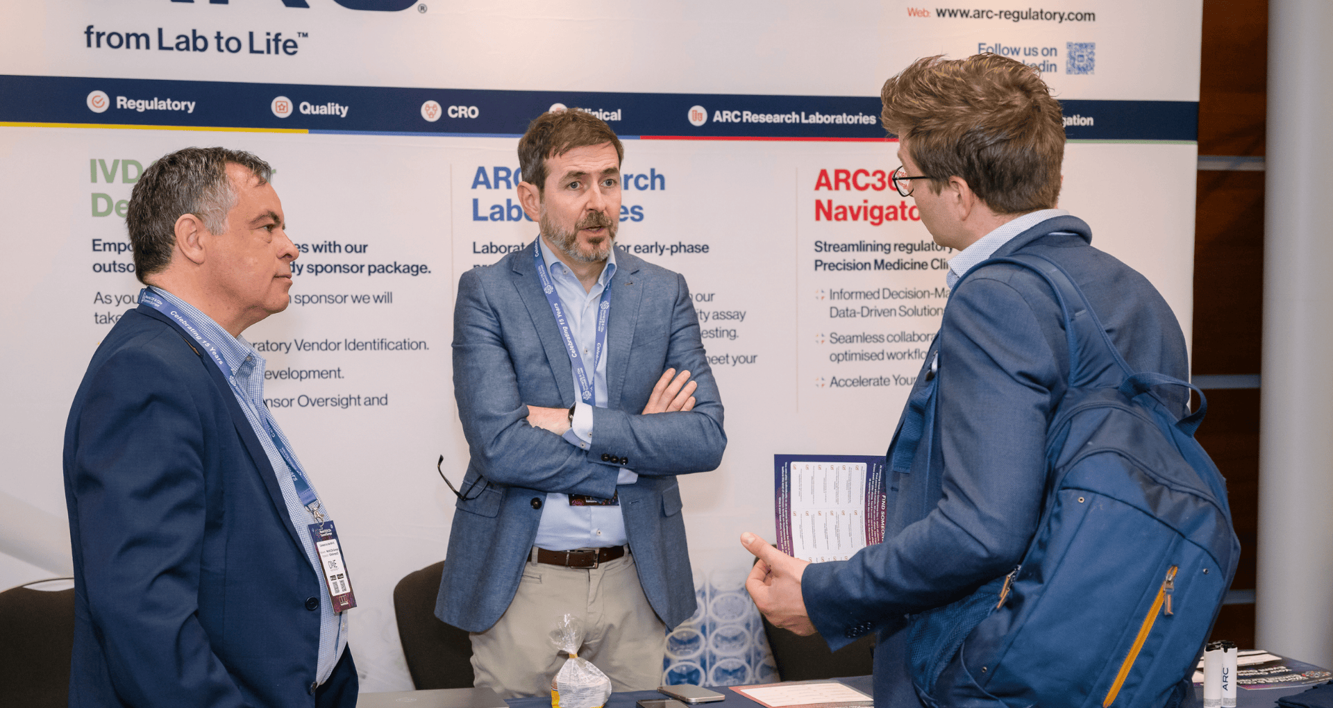 Sponsor exhibition stand at the 15th Tumour Models Summit London