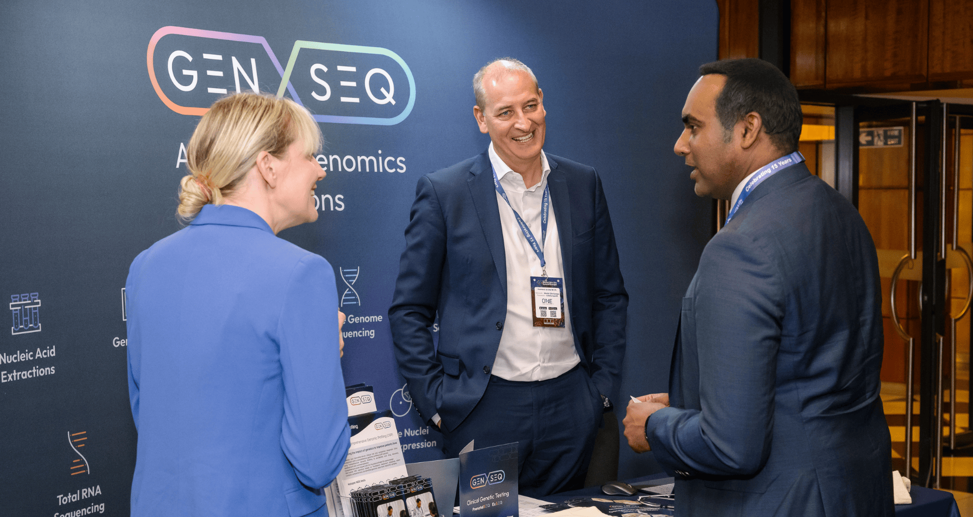 Attendees networking during the 15th Tumour Models Summit London